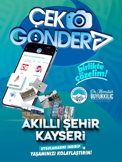 &Ccedil;ek, g&ouml;nder uygulaması vatandaşın &ccedil;&ouml;z&uuml;m ortağı oldu
