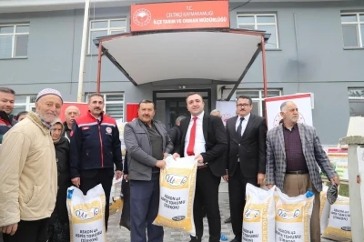 &Ccedil;eltik&ccedil;i&rsquo;de &uuml;reticiye aspir tohumu desteği
