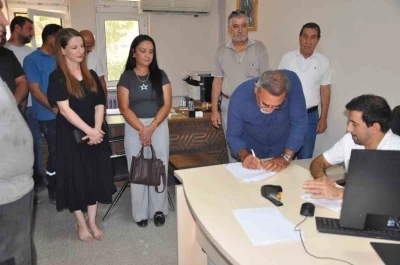 Cemil Kurt mazbatasını aldı
