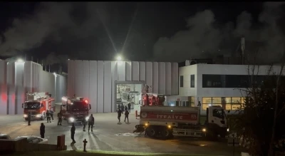 &Ccedil;erkezk&ouml;y OSB&rsquo;de fabrika yangını kontrol altına alındı
