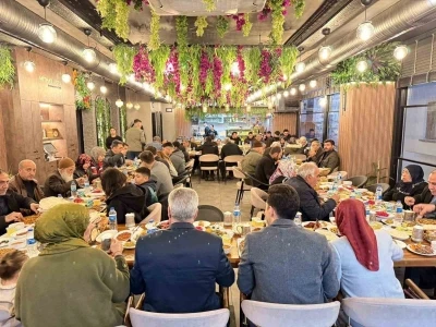 &Ccedil;ermik Kaymakamı Karataş, ilk iftar sofrasında şehit aileleri ile buluştu
