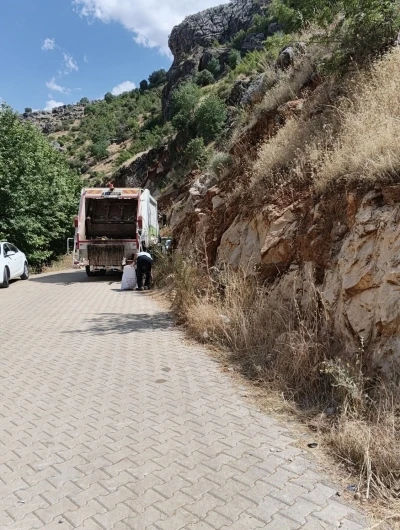 &Ccedil;ermik&rsquo;te turizm b&ouml;lgesinde temizlik
