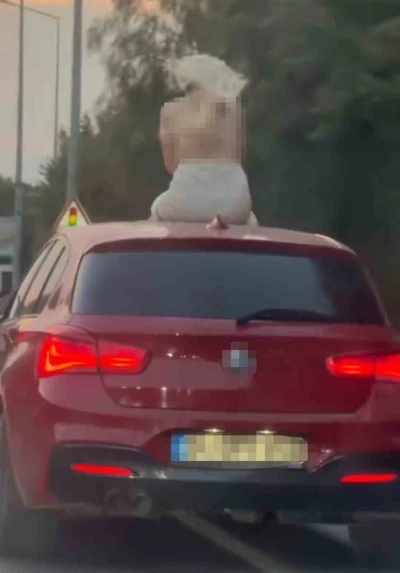 Çeşme’de otomobil sunroofunda twerk dansı adliyelik oldu
