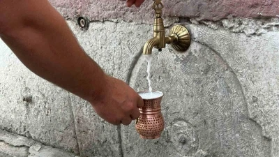 &Ccedil;eşmelerden ayran aktı
