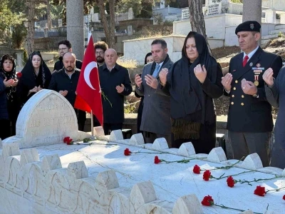 &Ccedil;etinkaya, &ouml;l&uuml;m&uuml;n&uuml;n 77&rsquo;nci yıl d&ouml;n&uuml;m&uuml;nde yad edildi

