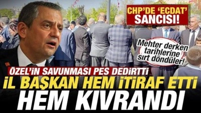 CHP'de ecdat sancısı! Başkan hem itiraf etti hem kıvrandı! &Ouml;zel'in savunması pes dedirtti