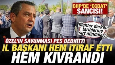CHP'de mehter sancısı! Başkan hem itiraf etti hem kıvrandı! &Ouml;zel'in savunması pes dedirtti