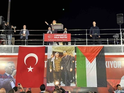 CHP’den Eyüpsultan’da Filistin’e destek mitingi
