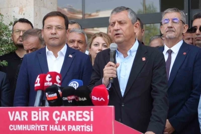 CHP Genel Başkanı Özel, Sındırgı’da incelemelerde bulundu
