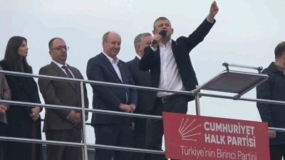 CHP Genel Başkanı &Ouml;zel, Yalova&rsquo;daki mitingde konuştu
