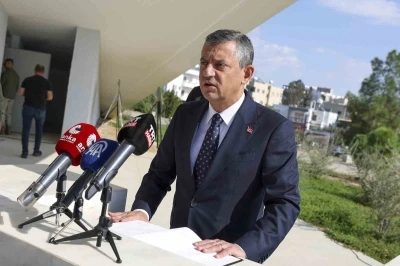 CHP Genel Başkanı Özgür Özel, Kuzey Kıbrıs Türk Cumhuriyeti’nde
