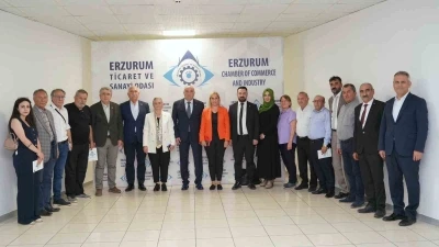 CHP heyetinden ETSO Başkanı Saim Özakalın’a ziyaret
