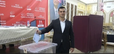 CHP Kilis İl Başkanlığına Umut Mehmet Sapan seçildi
