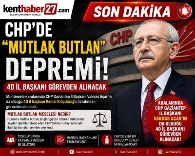 CHP Kulisleri Hareketli, Gaziantep Dahil 40 İl Başkanının G&ouml;revden Alınacağı İddiası