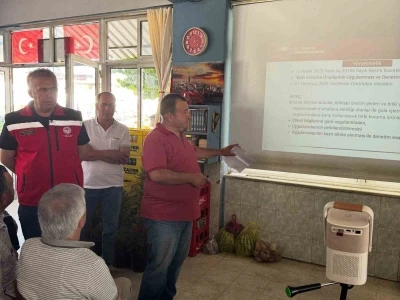 &Ccedil;ift&ccedil;iler bitki koruma ve tarımsal destekler konusunda bilgilendirildi
