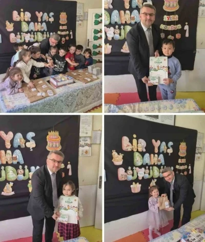 &Ccedil;ifteler&rsquo;de miniklerin "Bir Yaş Daha B&uuml;y&uuml;d&uuml;m" heyecanı

