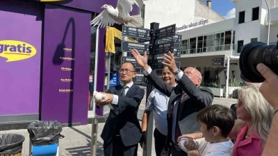 &Ccedil;in B&uuml;y&uuml;kel&ccedil;isi, Fethiye&rsquo;de g&uuml;vercin u&ccedil;urdu
