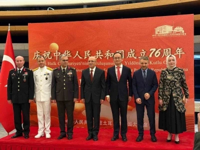Çin’in 76. kuruluş yıl dönümü Ankara’da kutlandı
