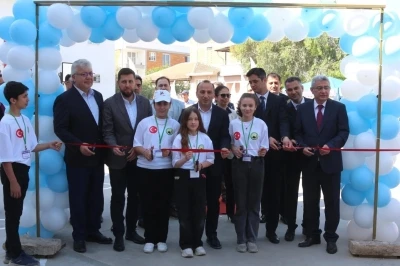 &Ccedil;ine&rsquo;de &ouml;ğrenciler projelerini bilim fuarında sergiledi
