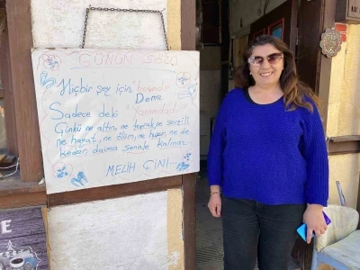 Çini ustasının 7 Şubat 2023’te yazdığı ’Günün Sözü’ dikkat çekiyor
