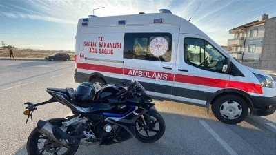 Ciple motosiklet &ccedil;arpıştı: 1 yaralı
