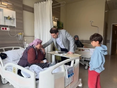 &Ccedil;ivril protokol&uuml; bayramda vatandaşlar ve g&ouml;revi başındaki personeli yalnız bırakmadı

