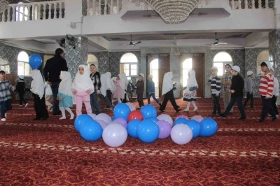 Cizre&rsquo;de &ccedil;ocuklar cami ile buluştu
