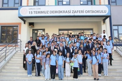 Cizre’de ilk ders zili çaldı, 46 bin 349 öğrenci ders başı yaptı
