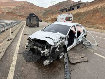 Cizre&rsquo;de trafik kazası: 5 yaralı
