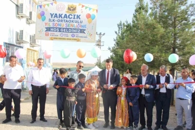 Cizre Yakacık İlk ve Ortaokulunda yıl sonu şenliği
