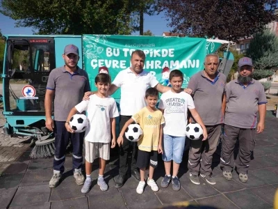 Çocuklar büyüklere örnek oldu
