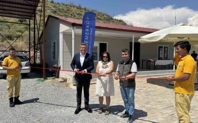 &Ccedil;&ouml;kertme&rsquo;de Yangın İlk M&uuml;dahale Ekip Binası hizmete a&ccedil;ıldı
