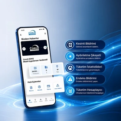 &Ccedil;oruh EDAŞ mobil uygulamasını yeniledi
