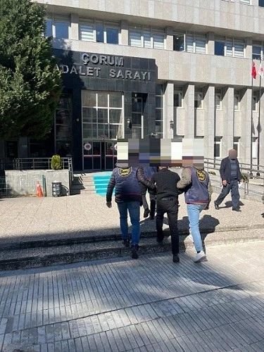 &Ccedil;orum&rsquo;da aranan 104 kişi tutuklandı
