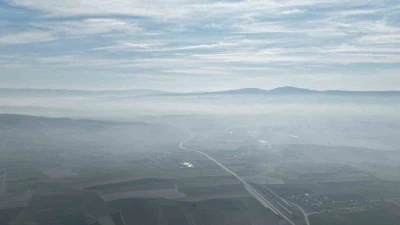 Çorum’da sis etkili oldu
