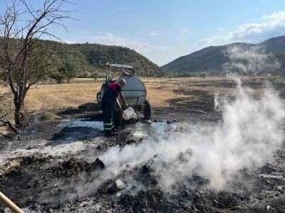 Çorum’da tarlada çıkan yangın söndürüldü
