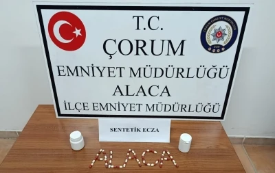 &Ccedil;orum&rsquo;da uyuşturucu opersyonu: 3 g&ouml;zaltı

