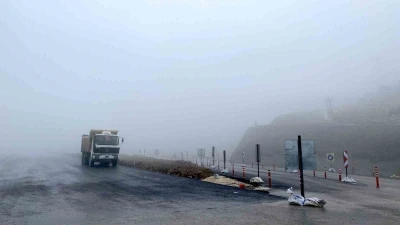 &Ccedil;orum&rsquo;da yoğun sis etkili oldu

