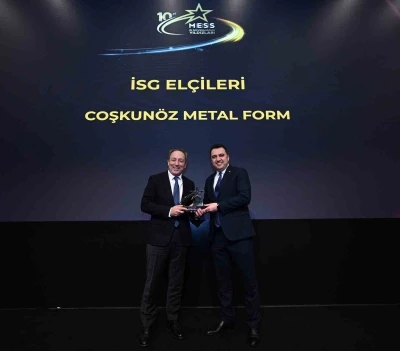 Coşkun&ouml;z Metal Form, İSG El&ccedil;ileri Kategorisinde &ouml;d&uuml;l aldı
