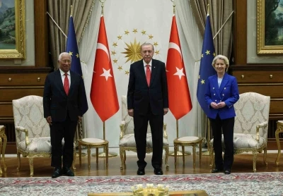 Cumhurbaşkanı Erdoğan, AB Komisyonu Başkanı Leyen ve AB Konseyi Başkanı Costa&rsquo;yı kabul etti
