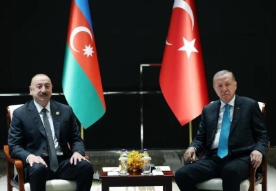 Cumhurbaşkanı Erdoğan, Azerbaycan Cumhurbaşkanı Aliyev’le görüştü
