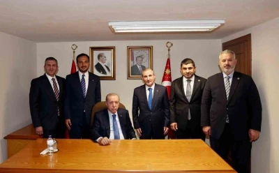 Cumhurbaşkanı Erdoğan Başkan Ali Tombaş&rsquo;ı kabul etti
