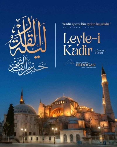 Cumhurbaşkanı Erdoğan&rsquo;dan Kadir Gecesi paylaşımı

