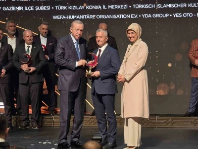 Cumhurbaşkanı Erdoğan&rsquo;dan Tahmazoğu&rsquo;na birincilik &ouml;d&uuml;l&uuml;
