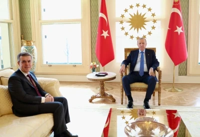 Cumhurbaşkanı Erdoğan, İhlas Holding Y&ouml;netim Kurulu Başkanı &Ouml;ren&rsquo;i kabul etti
