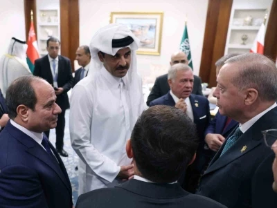 Cumhurbaşkanı Erdoğan, Katar Emiri El Sani ile görüştü
