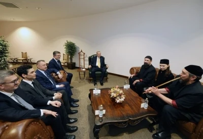 Cumhurbaşkanı Erdoğan, "Ay Yola" m&uuml;zik grubunu kabul etti
