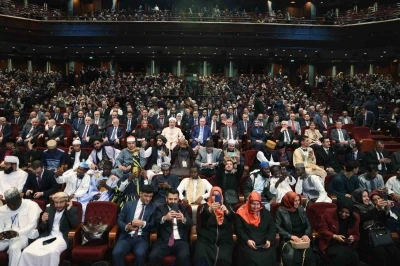 Cumhurbaşkanı Erdoğan: "M&uuml;sl&uuml;manlar olarak zorlu ve sancılı bir d&ouml;nemden ge&ccedil;iyoruz"
