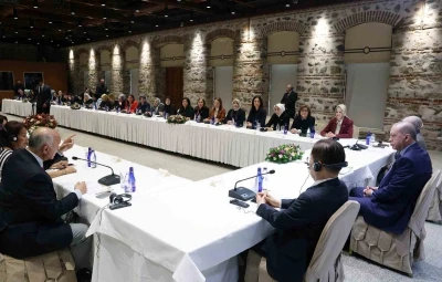 Cumhurbaşkanı Erdoğan: "Ortadoğu coğrafyası son yıllarda, ger&ccedil;ekten sancılı, sıkıntılı ve karanlık g&uuml;nler yaşıyor"
