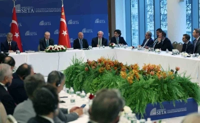 Cumhurbaşkanı Erdoğan,  SETA eşgüdümünde ABD’li düşünce kuruluşu temsilcileriyle bir araya geldi
